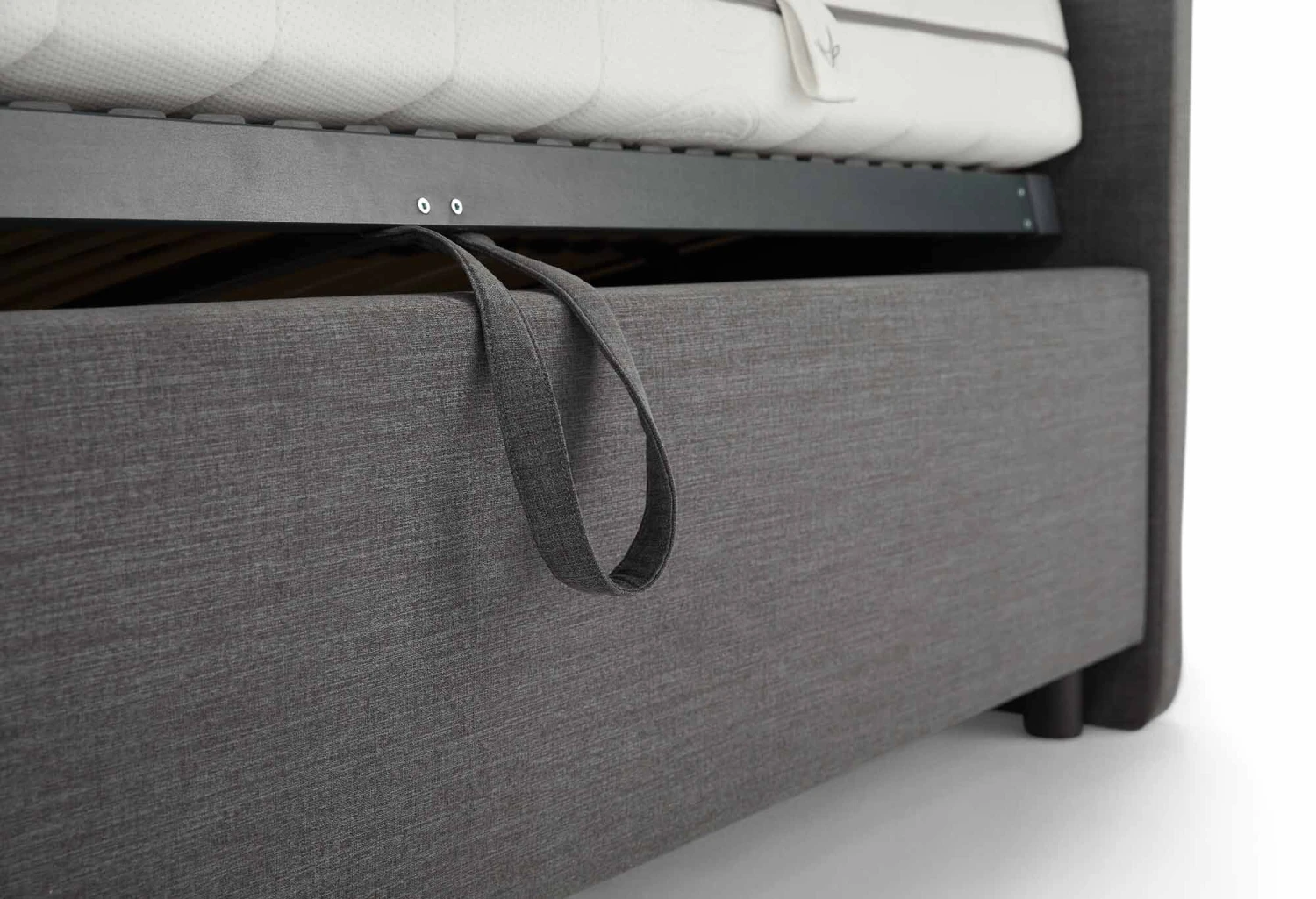 Gestoffeerd Bedframe Home 51 – Inclusief Bedbodem En Matras - Afbeelding 18