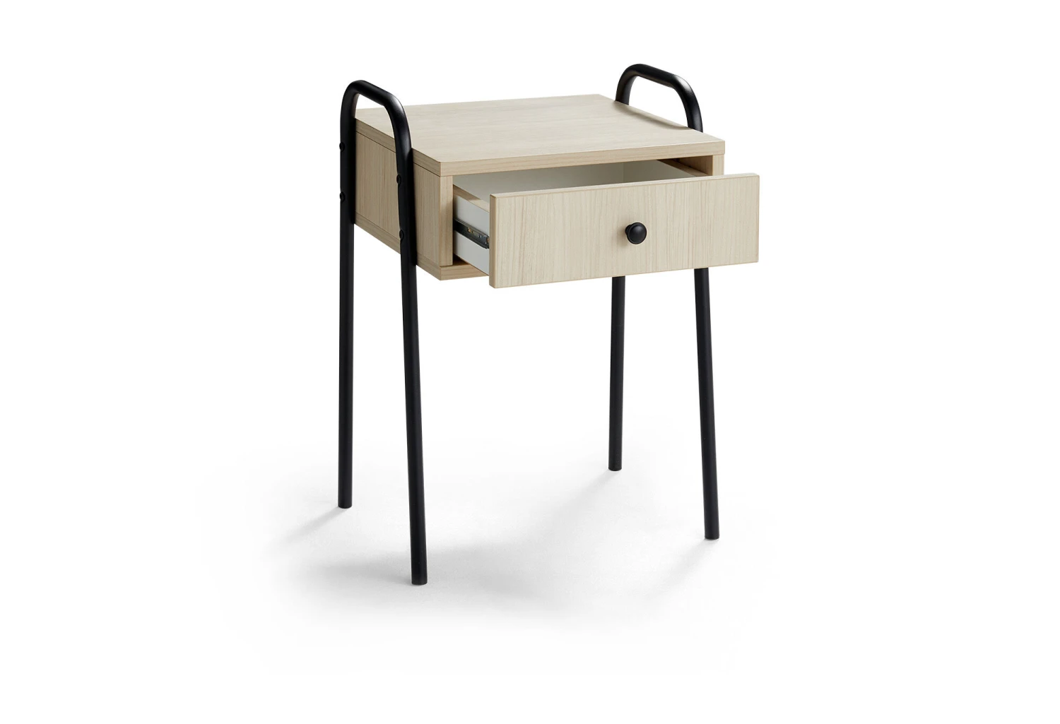 Nachtkast Slide Wit/Zwart - Afbeelding 2