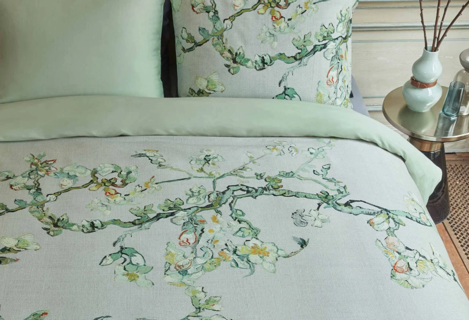 Van Gogh Blossom Dekbedovertrek Grey 6 Van Gogh Blossom Dekbedovertrek Grey - Afbeelding 6
