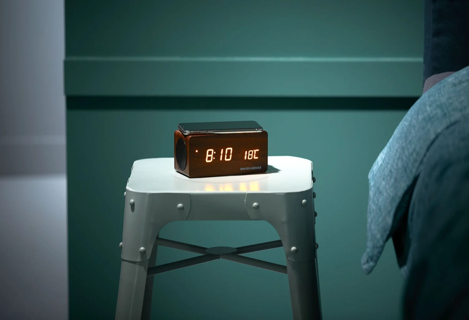 Houten Wekker 2 Houten Wekker - Afbeelding 2