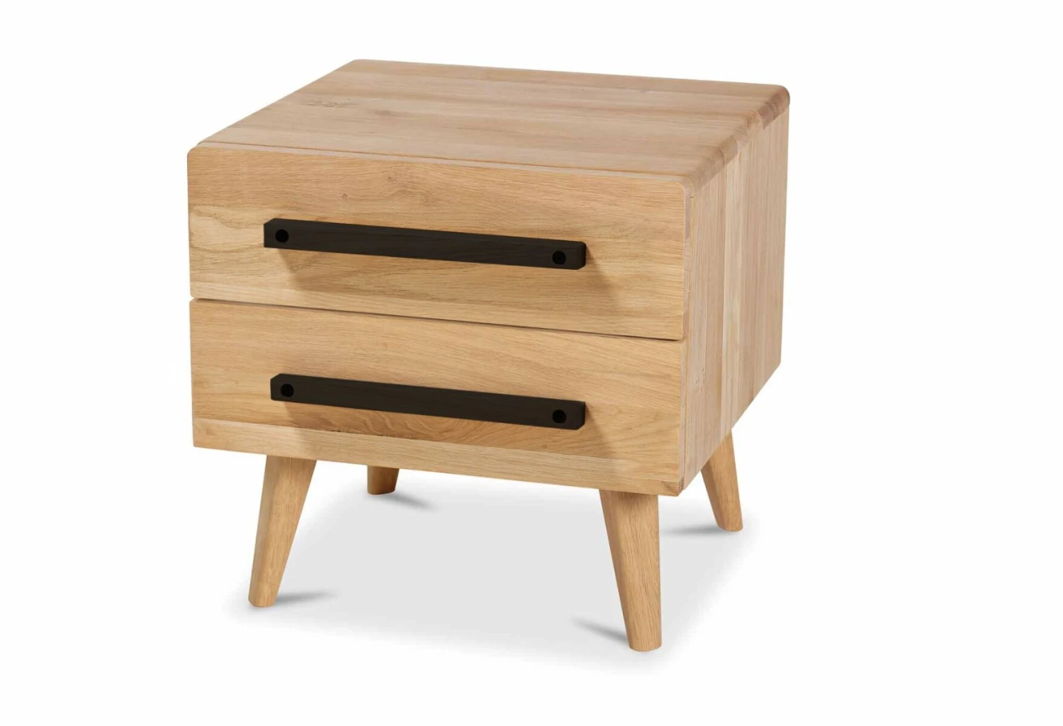 Nachtkast Balance Curve Met Zwart-houten Handvat 1 Nachtkast Balance Curve Met Zwart-houten Handvat