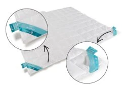 Dixxius Bronze Royal Custom Climate Partnerdekbed -Exporteren Droomnest Winkel climate partnerdekbed totaal met 2logo 2