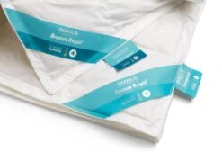 Dixxius Bronze Royal Custom Climate Partnerdekbed -Exporteren Droomnest Winkel climate partnerdekbed detail nummerring verschillende zijdes