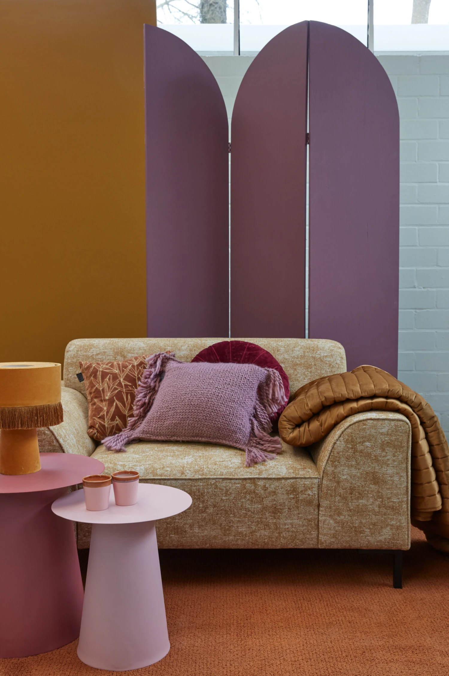 KAAT Confer Gold Plaid 180x260 3 KAAT Confer Gold Plaid 180x260 - Afbeelding 3