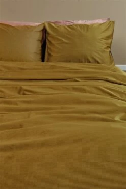 At Home By Beddinghouse Cosy Corduroy Dekbedovertrek Ochre -Exporteren Droomnest Winkel cosy corduroy ochre 60 online large