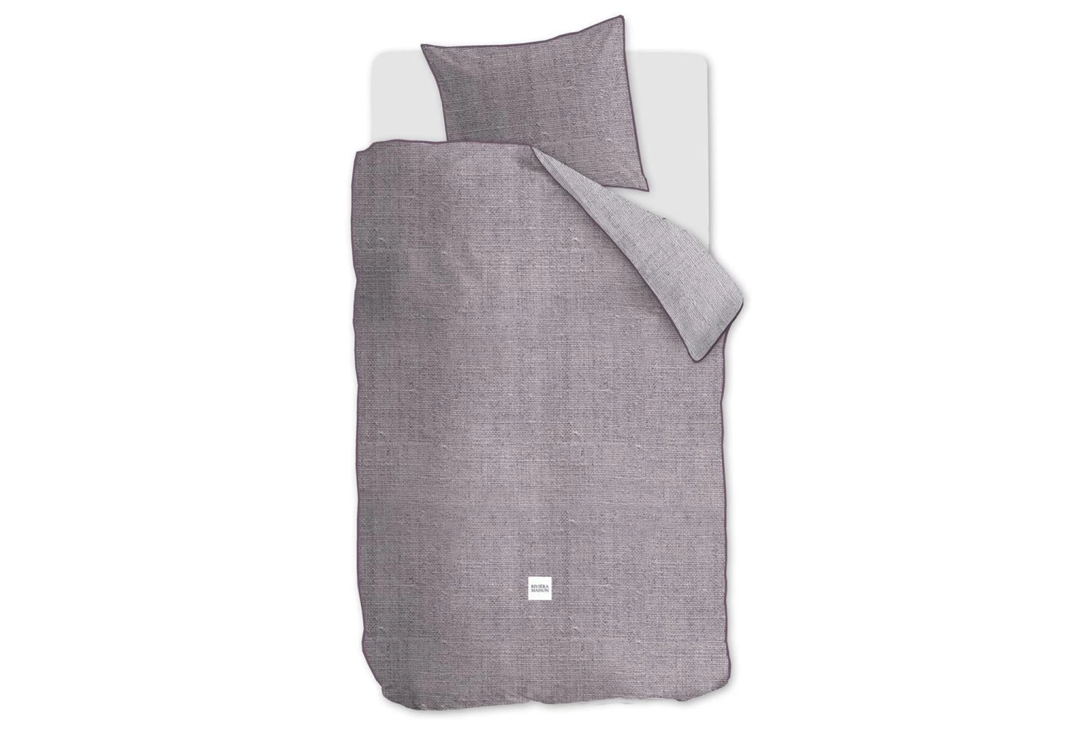 Riviera Maison Coughton Court Dekbedovertrek Mauve 3 Riviera Maison Coughton Court Dekbedovertrek Mauve - Afbeelding 3