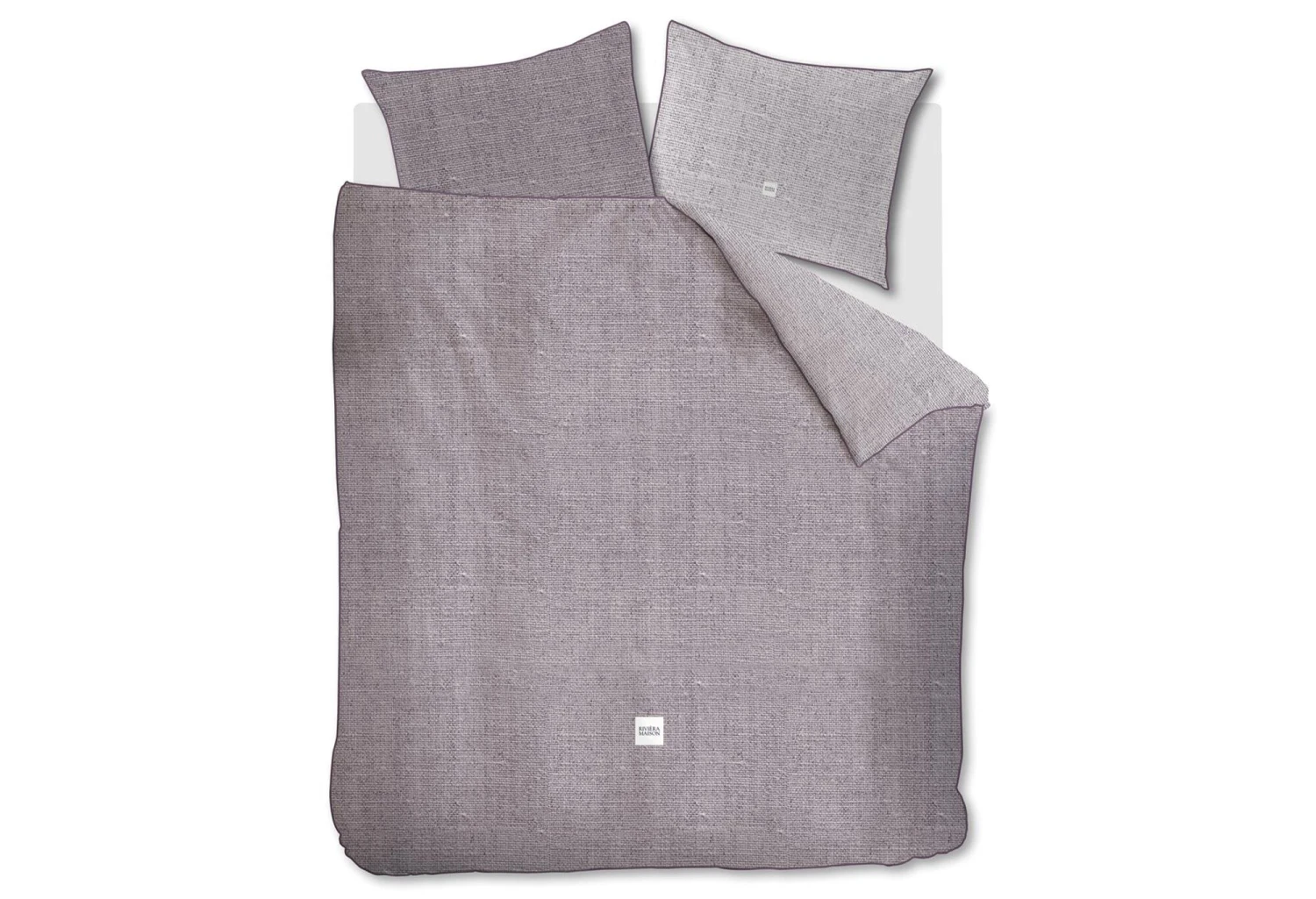 Riviera Maison Coughton Court Dekbedovertrek Mauve 2 Riviera Maison Coughton Court Dekbedovertrek Mauve - Afbeelding 2