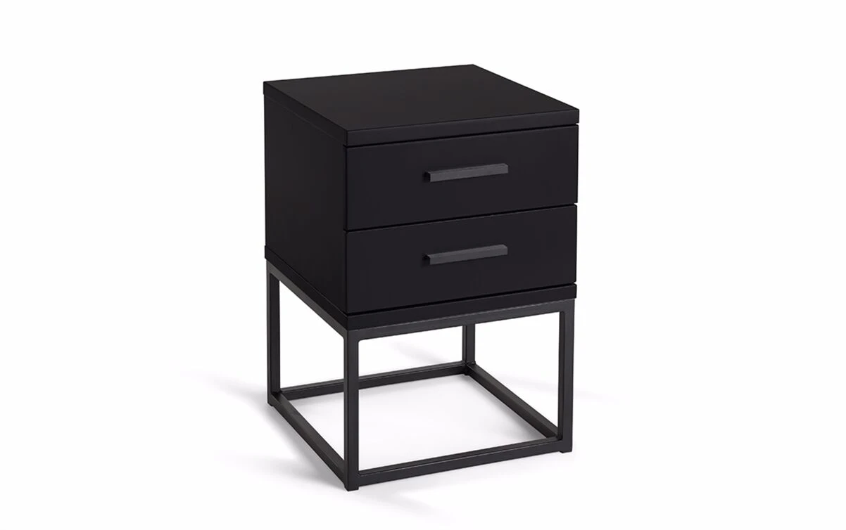 Nachtkast Cube Zwart 1 Nachtkast Cube Zwart