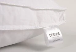 Dixxius Comfort Box Ecodown Hoofdkussen -Exporteren Droomnest Winkel ecodown 60x70 box label 2000x1366 1