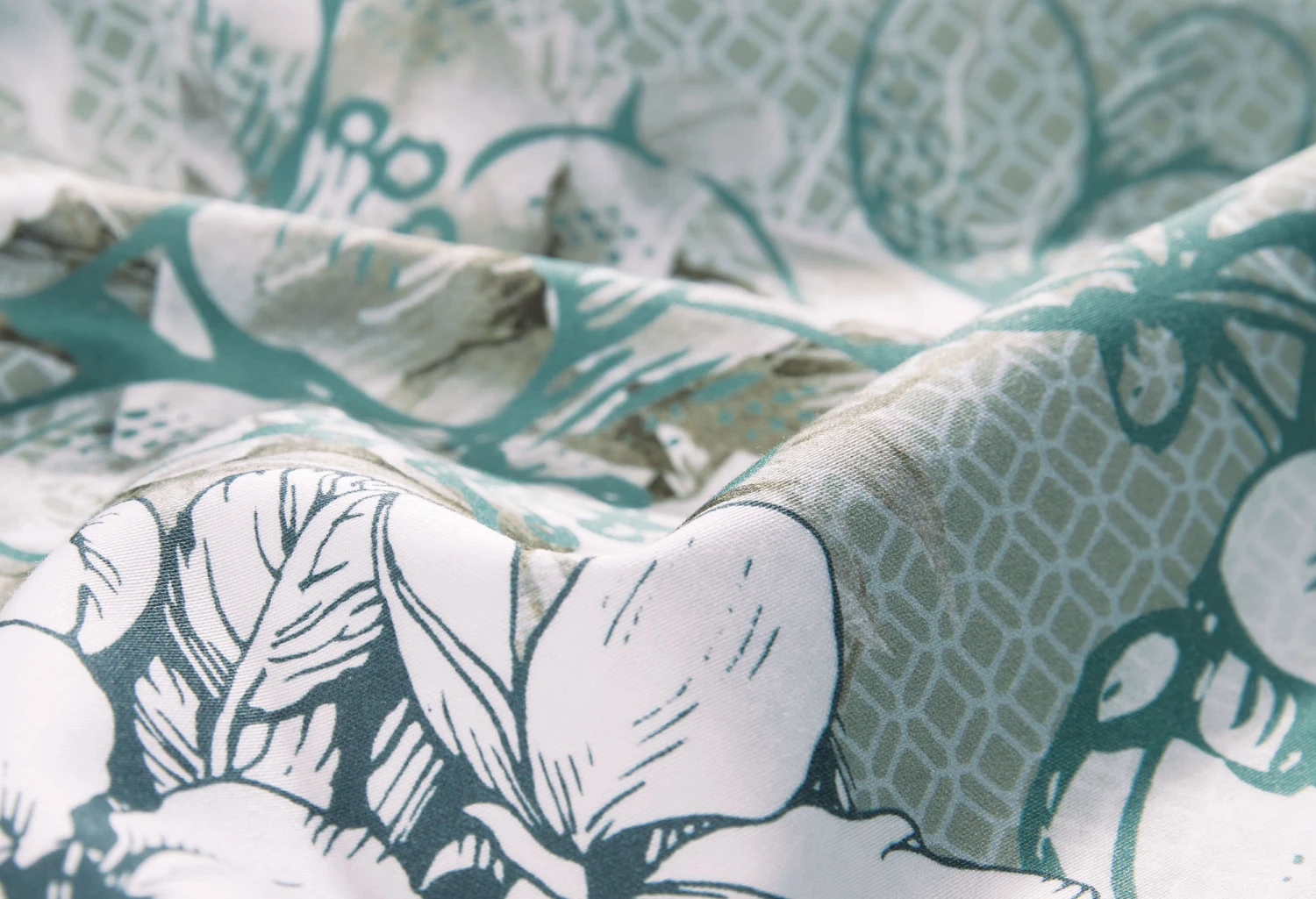 Kardol Fleurelle Dekbedovertrek Grey Green 5 Kardol Fleurelle Dekbedovertrek Grey Green - Afbeelding 5