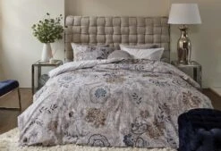 Rivièra Maison Floral Paisley Dekbedovertrek Sand -Exporteren Droomnest Winkel floral paisley sand 01 mood