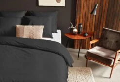 Dixxius Luxurious Lisboa Dekbedovertrek Graphite -Exporteren Droomnest Winkel graphite b