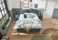 Boxspring Home 250 -Exporteren Droomnest Winkel home 250 topshot frontaal steunpoten