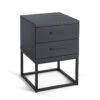 Nachtkast Cube Antraciet