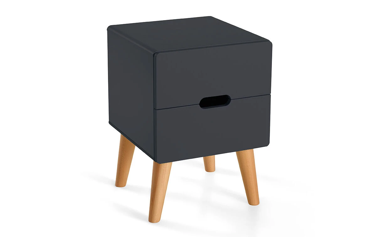 Nachtkast Dansk Antraciet 1 Nachtkast Dansk Antraciet