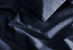 Dixxius Luxurious Porto Dekbedovertrek Navy -Exporteren Droomnest Winkel navy c