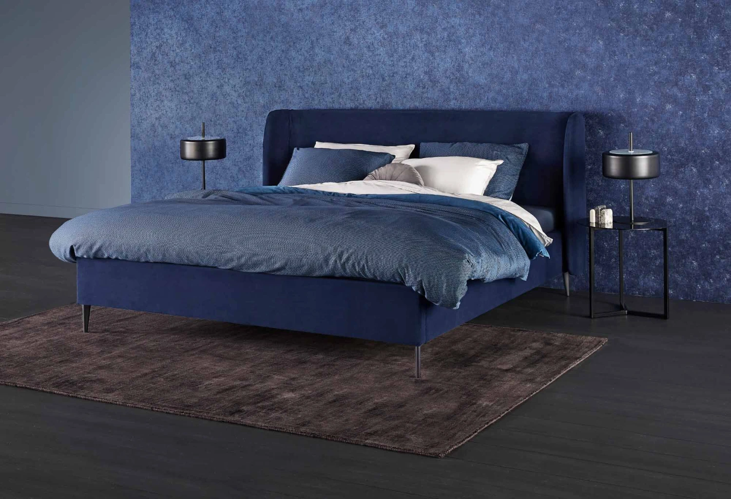 Gestoffeerd Bedframe Night Amsterdam 1 Gestoffeerd Bedframe Night Amsterdam