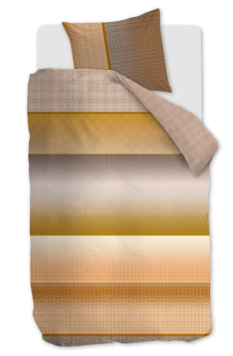 Beddinghouse Odette Dekbedovertrek Yellow 2 Beddinghouse Odette Dekbedovertrek Yellow - Afbeelding 2