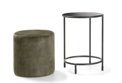 Royal Poef Botania -Exporteren Droomnest Winkel poef naast frame poten zwart