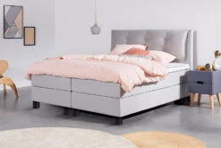 Boxspring Online-Only Relax Deluxe -Exporteren Droomnest Winkel relax caleidolightgrey milano zwart
