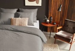 Dixxius Luxurious Porto Dekbedovertrek Steel -Exporteren Droomnest Winkel steel b