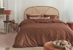 VTwonen Vt Wonen Sticking Dots Dekbedovertrek Terra -Exporteren Droomnest Winkel sticking dots terra 01 mood large