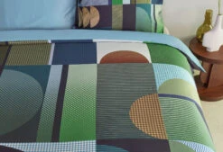 Kardol Utopia Dekbedovertrek Blue Green -Exporteren Droomnest Winkel utopia blue green de dx 135x200 60
