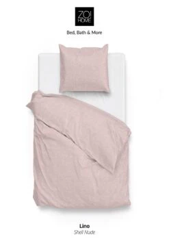 Zo!Home Lino Dekbedovertrek Shell Nude 8 Zo!Home Lino Dekbedovertrek Shell Nude -Exporteren Droomnest Winkel zo home bettwasche lino shell nude 5