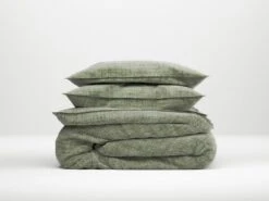 Zo!Home Lino Dekbedovertrek Army Green