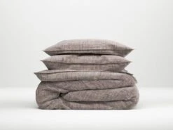 Zo!Home Lino Dekbedovertrek Chocolate Brown -Exporteren Droomnest Winkel zo home dekbedovertrek lino chocolate milk 1