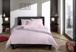 Zo!Home Lino Dekbedovertrek Grey Lilac -Exporteren Droomnest Winkel zo home dekbedovertrek lino grey lilac 4