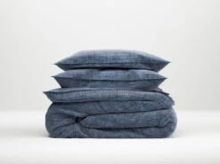 Zo!Home Lino Dekbedovertrek Urban Blue -Exporteren Droomnest Winkel zo home dekbedovertrek lino urban blue 1