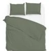 Zo!Home Satinado Dekbedovertrek Army Green