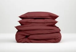 Zo!Home Satinado Dekbedovertrek Spicy Red -Exporteren Droomnest Winkel zo home dekbedovertrek satinado spicy red 2