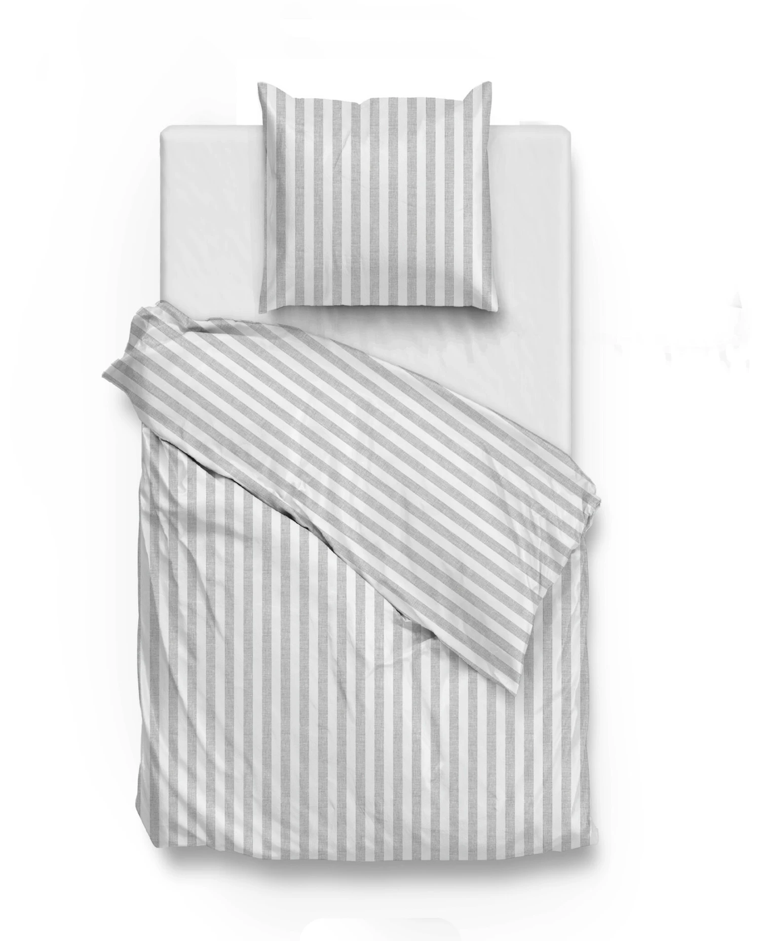 Zo!Home Banda Di Lino Dekbedovertrek Dove Grey 2 Zo!Home Banda Di Lino Dekbedovertrek Dove Grey - Afbeelding 2