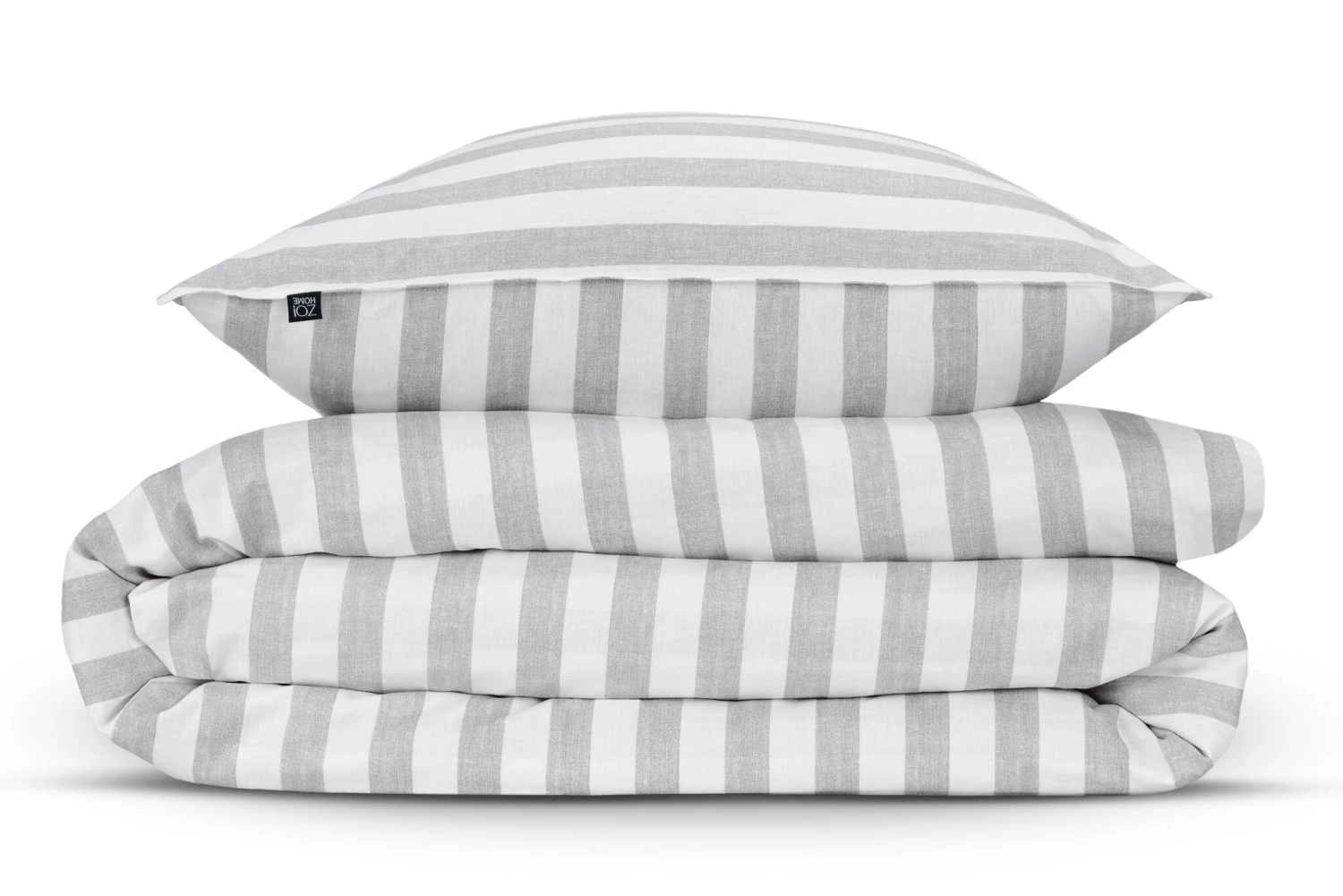 Zo!Home Banda Di Lino Dekbedovertrek Dove Grey 5 Zo!Home Banda Di Lino Dekbedovertrek Dove Grey - Afbeelding 5